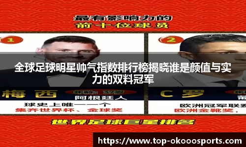 全球足球明星帅气指数排行榜揭晓谁是颜值与实力的双料冠军